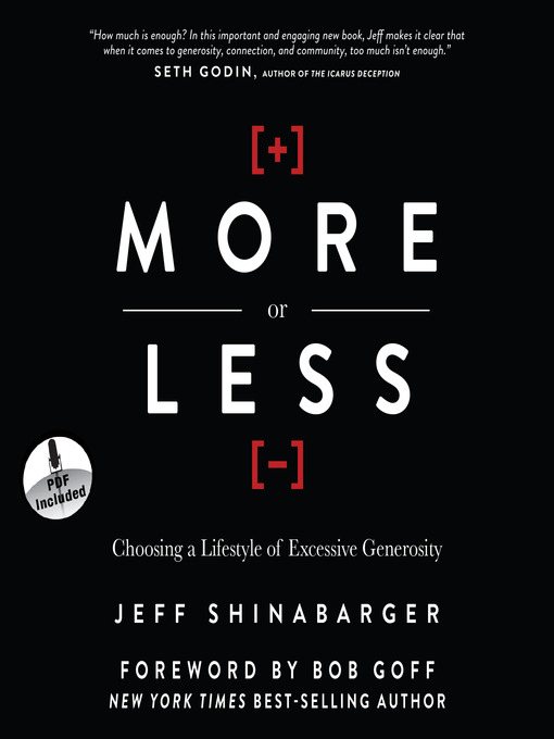 Title details for More or Less by Jeff Shinabarger - Wait list